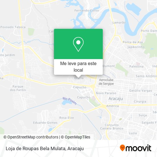 Loja de Roupas Bela Mulata mapa