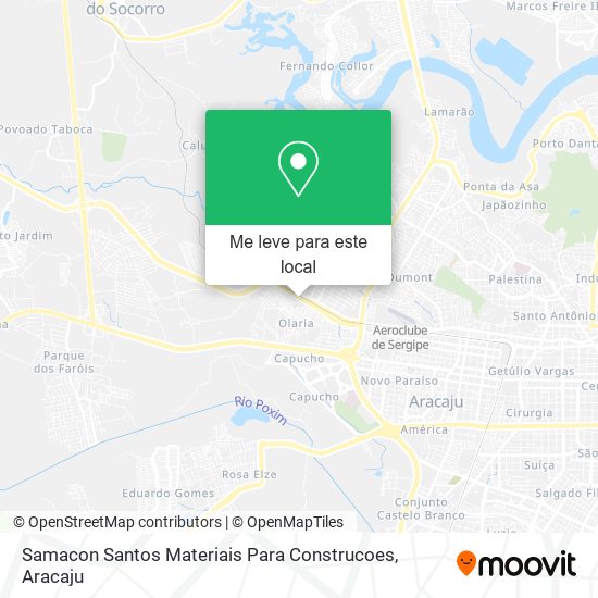 Samacon Santos Materiais Para Construcoes mapa