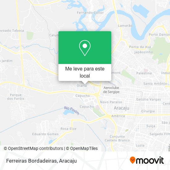 Ferreiras Bordadeiras mapa