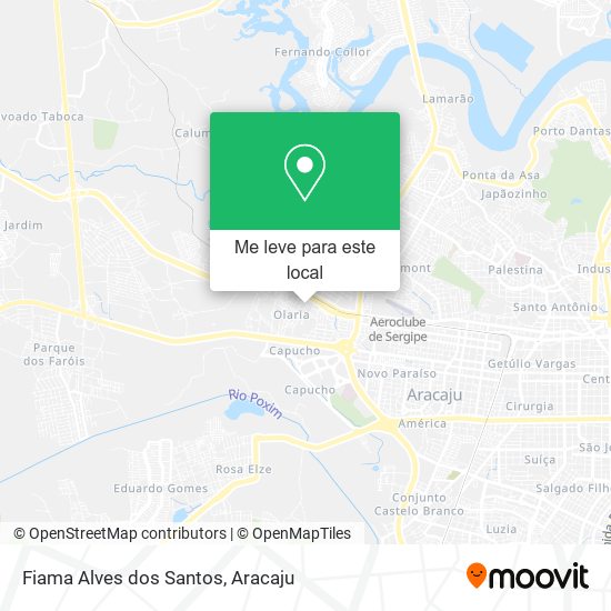 Fiama Alves dos Santos mapa