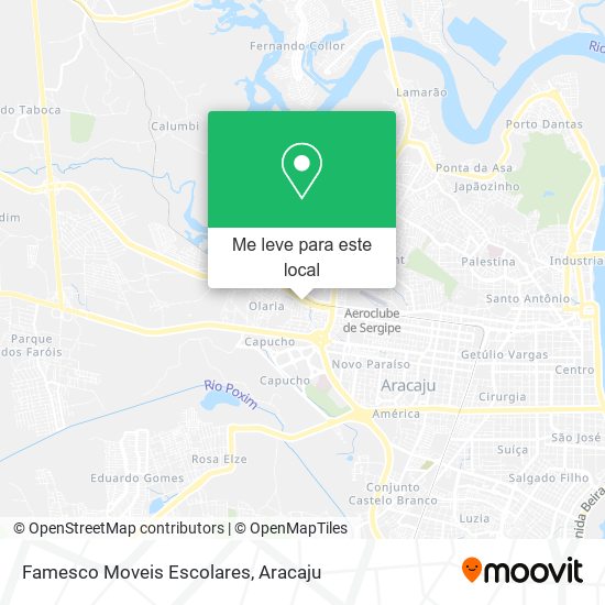 Famesco Moveis Escolares mapa