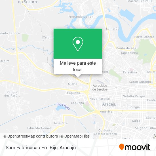 Sam Fabricacao Em Biju mapa