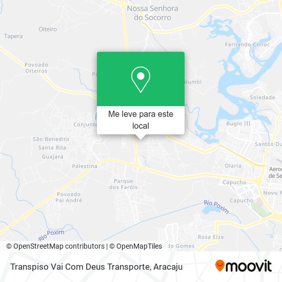 Transpiso Vai Com Deus Transporte mapa