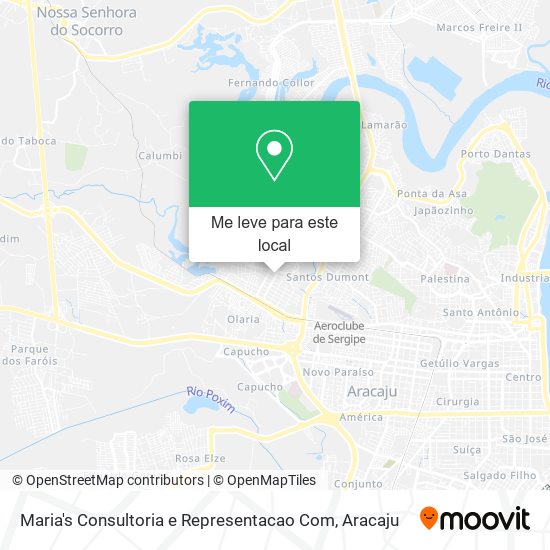 Maria's Consultoria e Representacao Com mapa