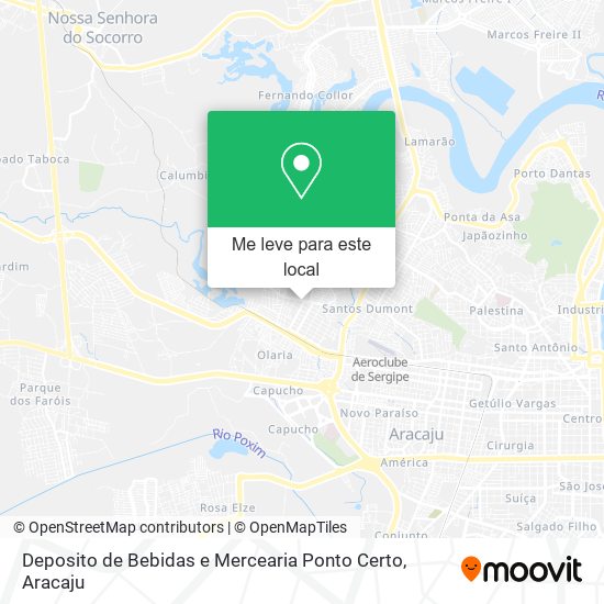 Deposito de Bebidas e Mercearia Ponto Certo mapa