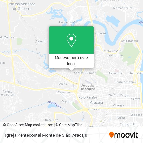 Igreja Pentecostal Monte de Sião mapa
