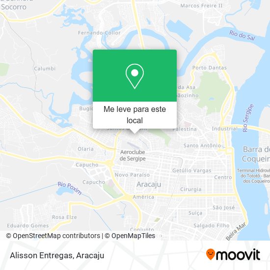 Alisson Entregas mapa