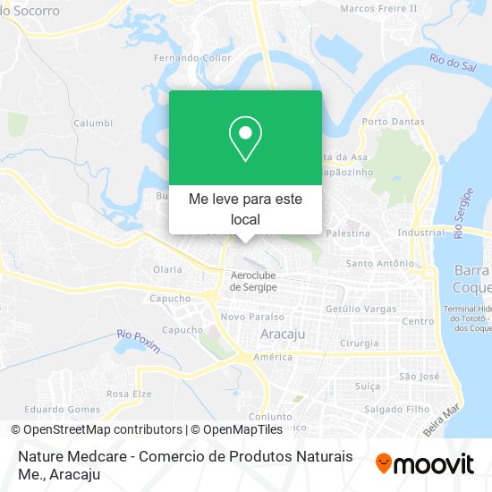 Nature Medcare - Comercio de Produtos Naturais Me. mapa