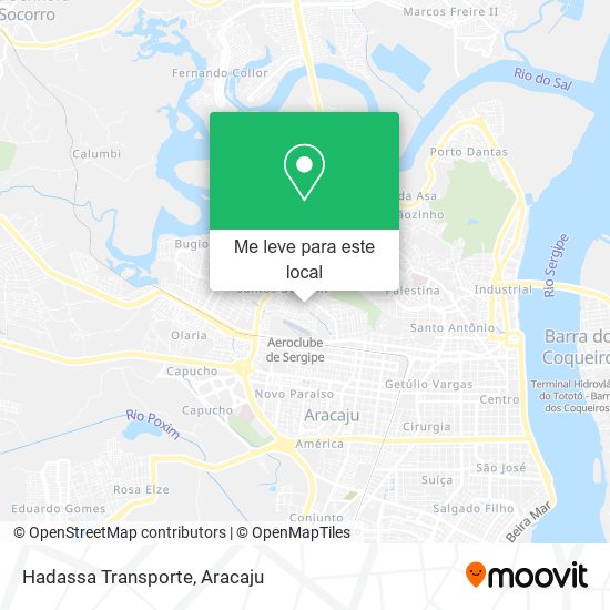 Hadassa Transporte mapa