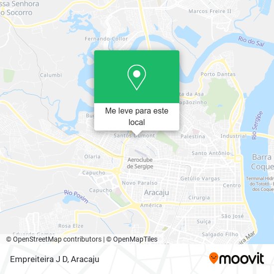 Empreiteira J D mapa