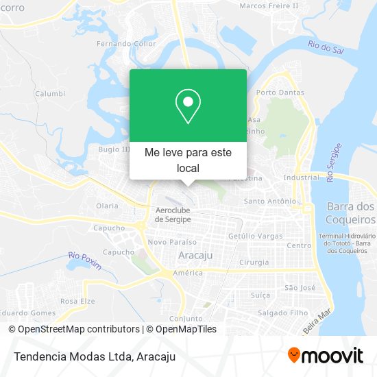 Tendencia Modas Ltda mapa