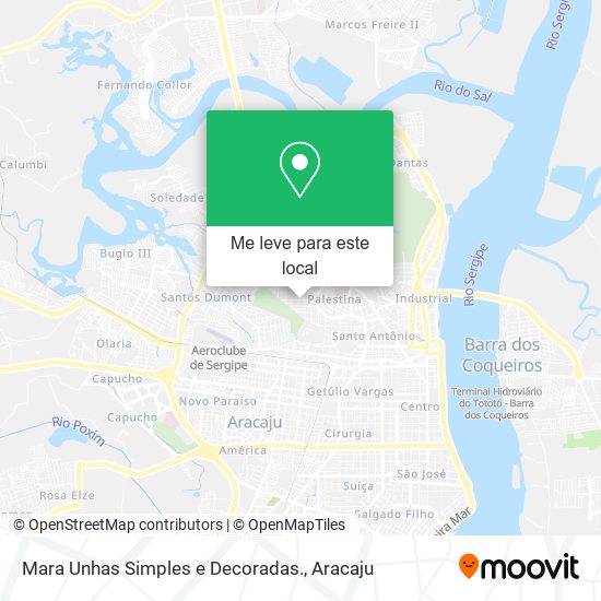 Mara Unhas Simples e Decoradas. mapa