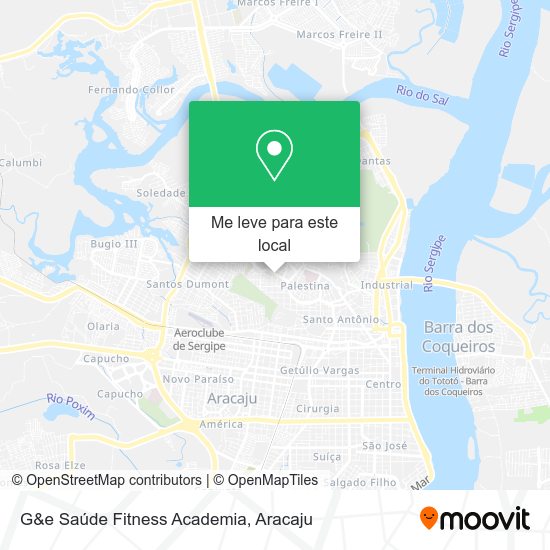 G&e Saúde Fitness Academia mapa