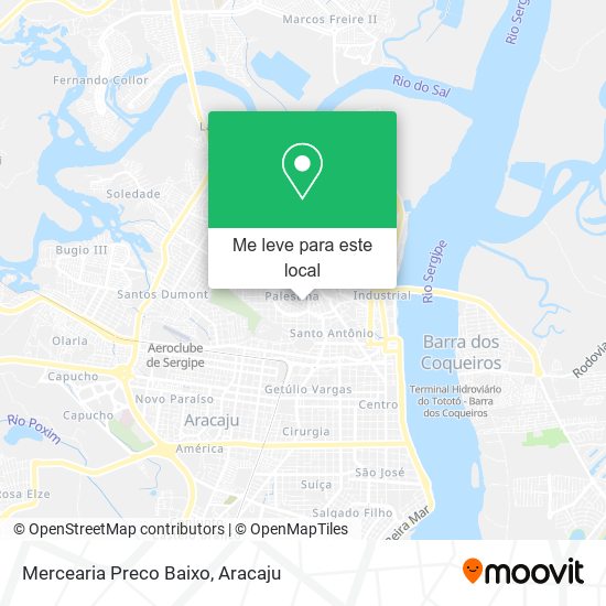 Mercearia Preco Baixo mapa