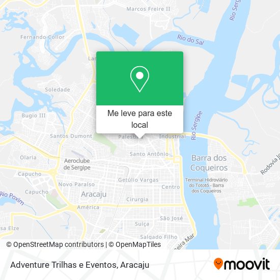 Adventure Trilhas e Eventos mapa