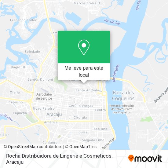 Rocha Distribuidora de Lingerie e Cosmeticos mapa