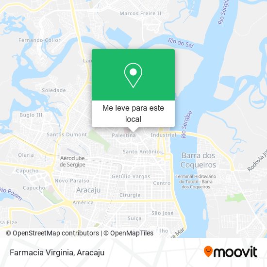 Farmacia Virginia mapa