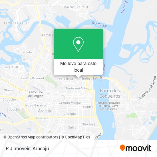 R J Imoveis mapa