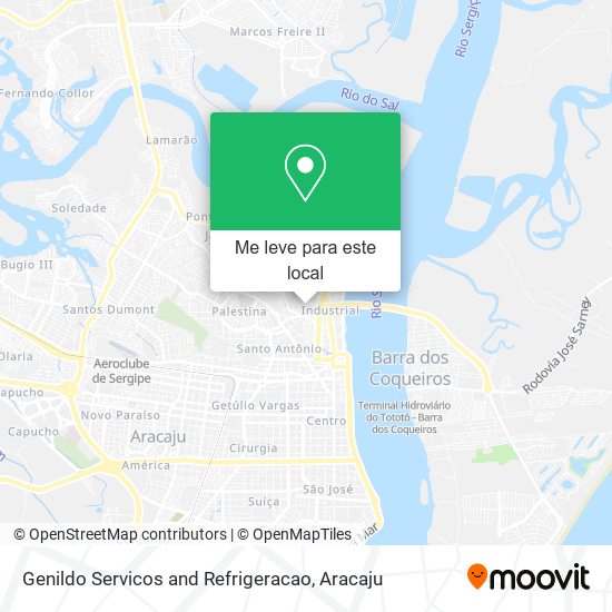 Genildo Servicos and Refrigeracao mapa