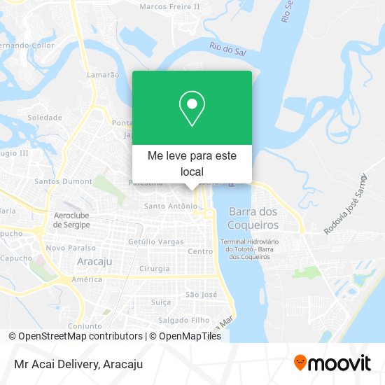 Mr Acai Delivery mapa