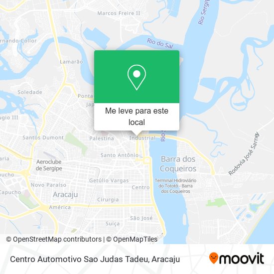 Centro Automotivo Sao Judas Tadeu mapa