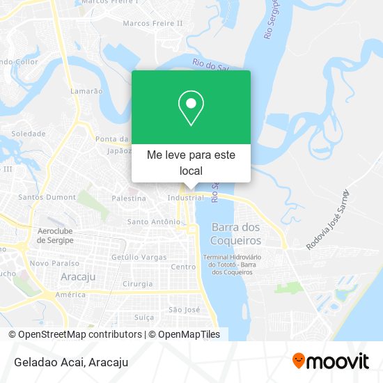 Geladao Acai mapa