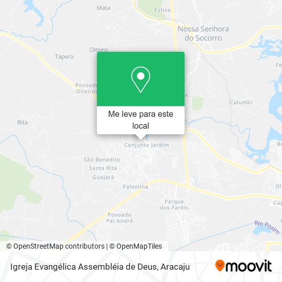 Igreja Evangélica Assembléia de Deus mapa