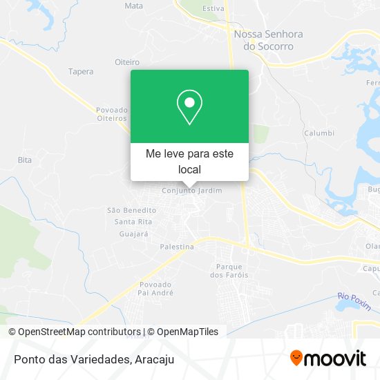 Ponto das Variedades mapa