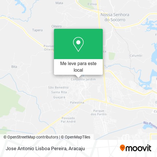 Jose Antonio Lisboa Pereira mapa