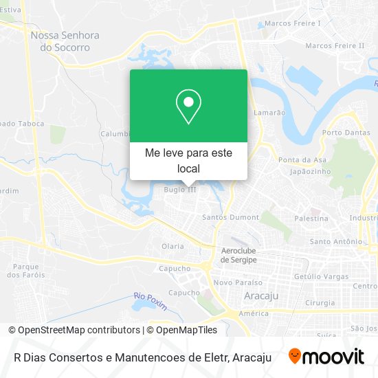 R Dias Consertos e Manutencoes de Eletr mapa