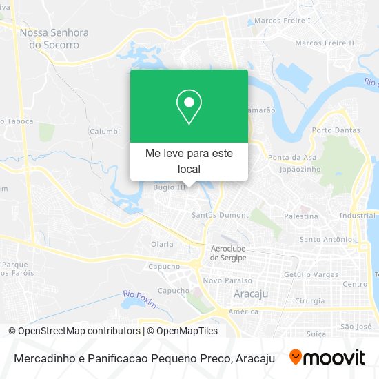 Mercadinho e Panificacao Pequeno Preco mapa