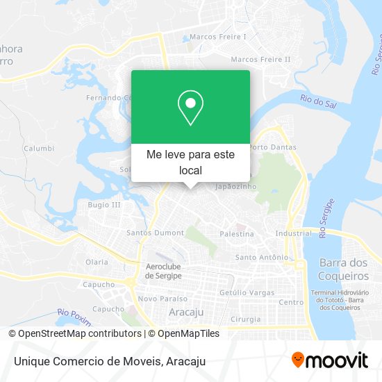 Unique Comercio de Moveis mapa