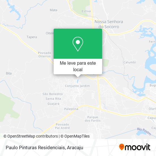 Paulo Pinturas Residenciais mapa