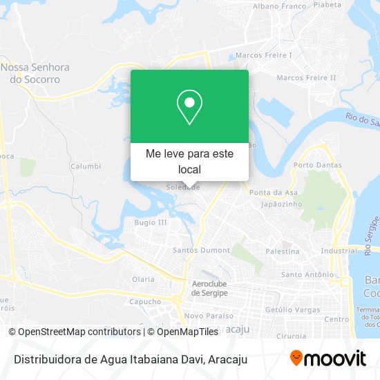 Distribuidora de Agua Itabaiana Davi mapa