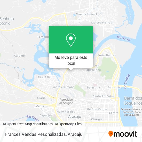 Frances Vendas Pesonalizadas mapa