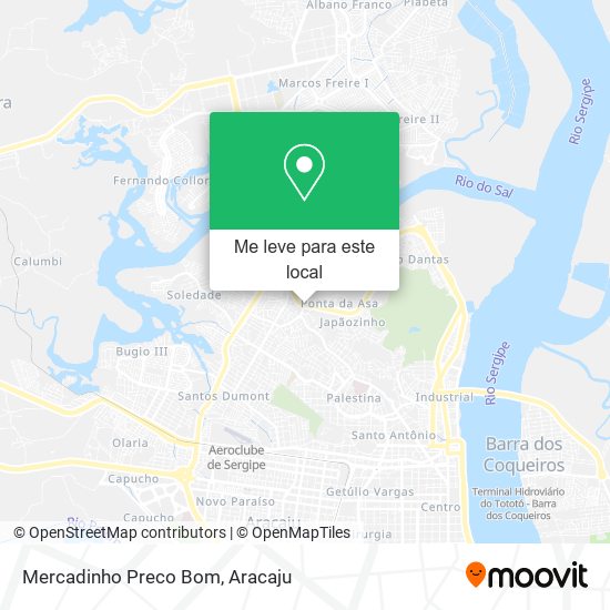 Mercadinho Preco Bom mapa