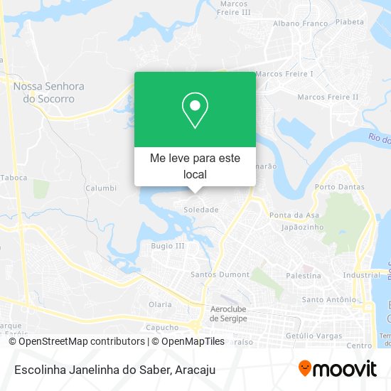 Escolinha Janelinha do Saber mapa