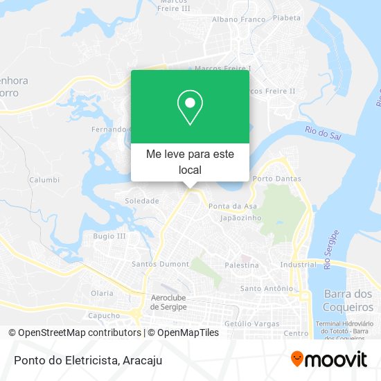 Ponto do Eletricista mapa