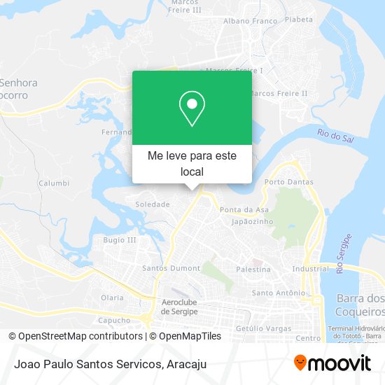 Joao Paulo Santos Servicos mapa