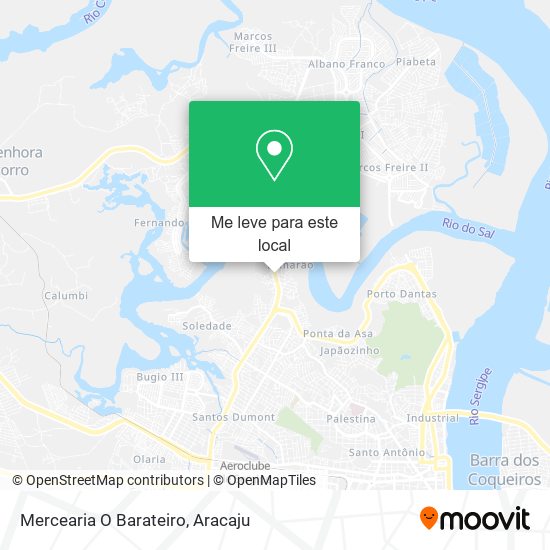 Mercearia O Barateiro mapa