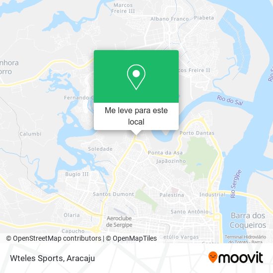 Wteles Sports mapa