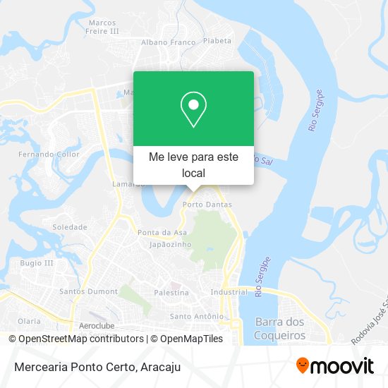 Mercearia Ponto Certo mapa