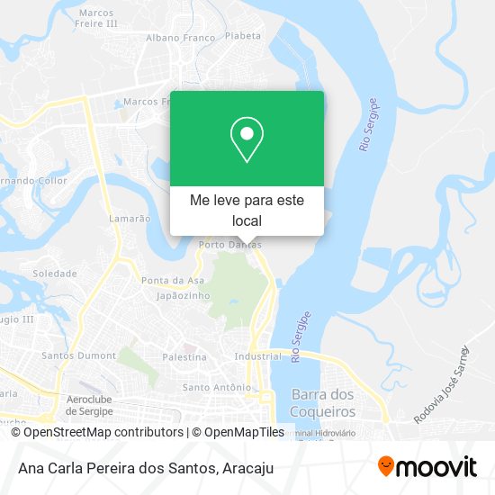 Ana Carla Pereira dos Santos mapa