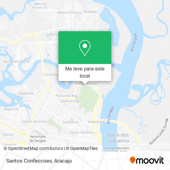 Santos Confeccoes mapa