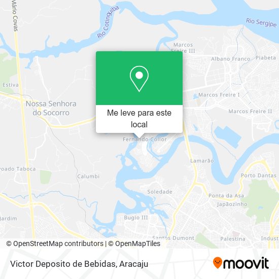 Victor Deposito de Bebidas mapa