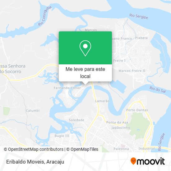 Eribaldo Moveis mapa