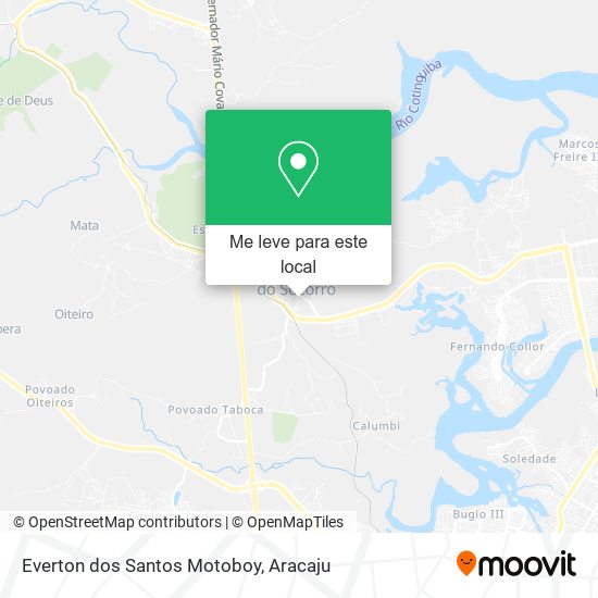 Everton dos Santos Motoboy mapa