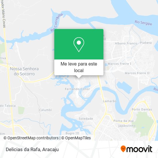 Delicias da Rafa mapa