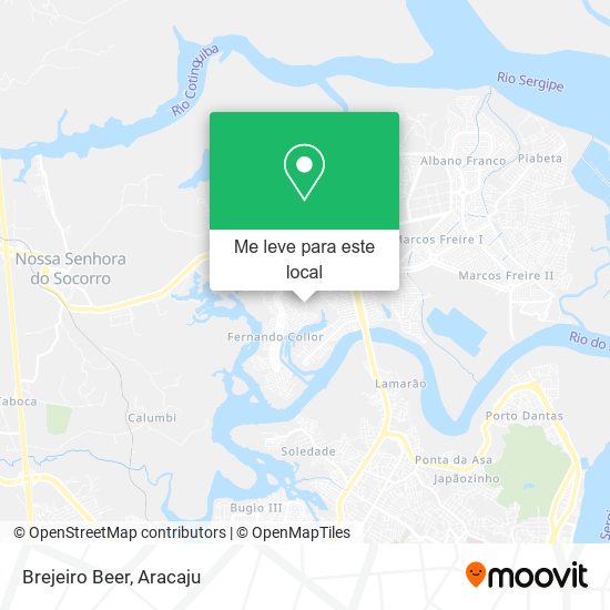 Brejeiro Beer mapa