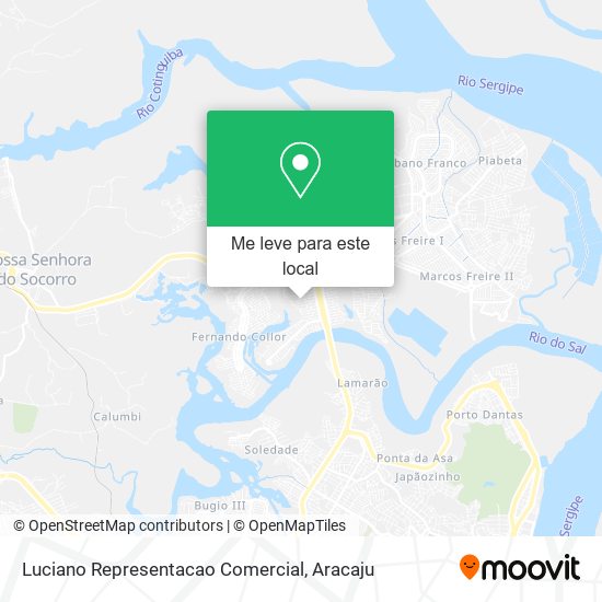 Luciano Representacao Comercial mapa